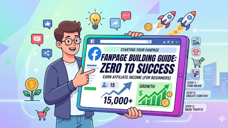 Hướng dẫn xây dựng fanpage từ con số 0 để kiếm tiền Affiliate (dành cho người mới)