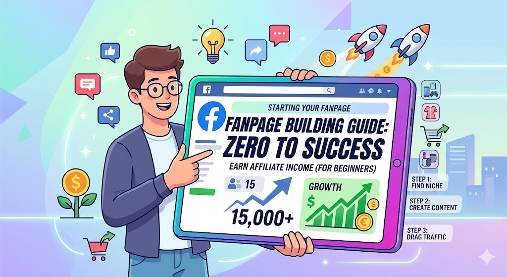 Hướng dẫn xây dựng fanpage từ con số 0 để kiếm tiền Affiliate (dành cho người mới)